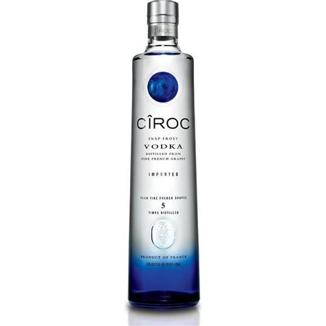 small bottle of ciroc